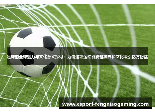 足球的全球魅力与文化意义探讨：为何这项运动能跨越国界和文化吸引亿万粉丝