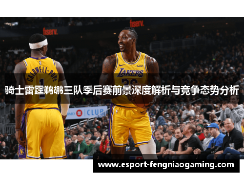 骑士雷霆鹈鹕三队季后赛前景深度解析与竞争态势分析